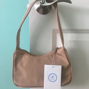 Forever 21 nude shoulder bag